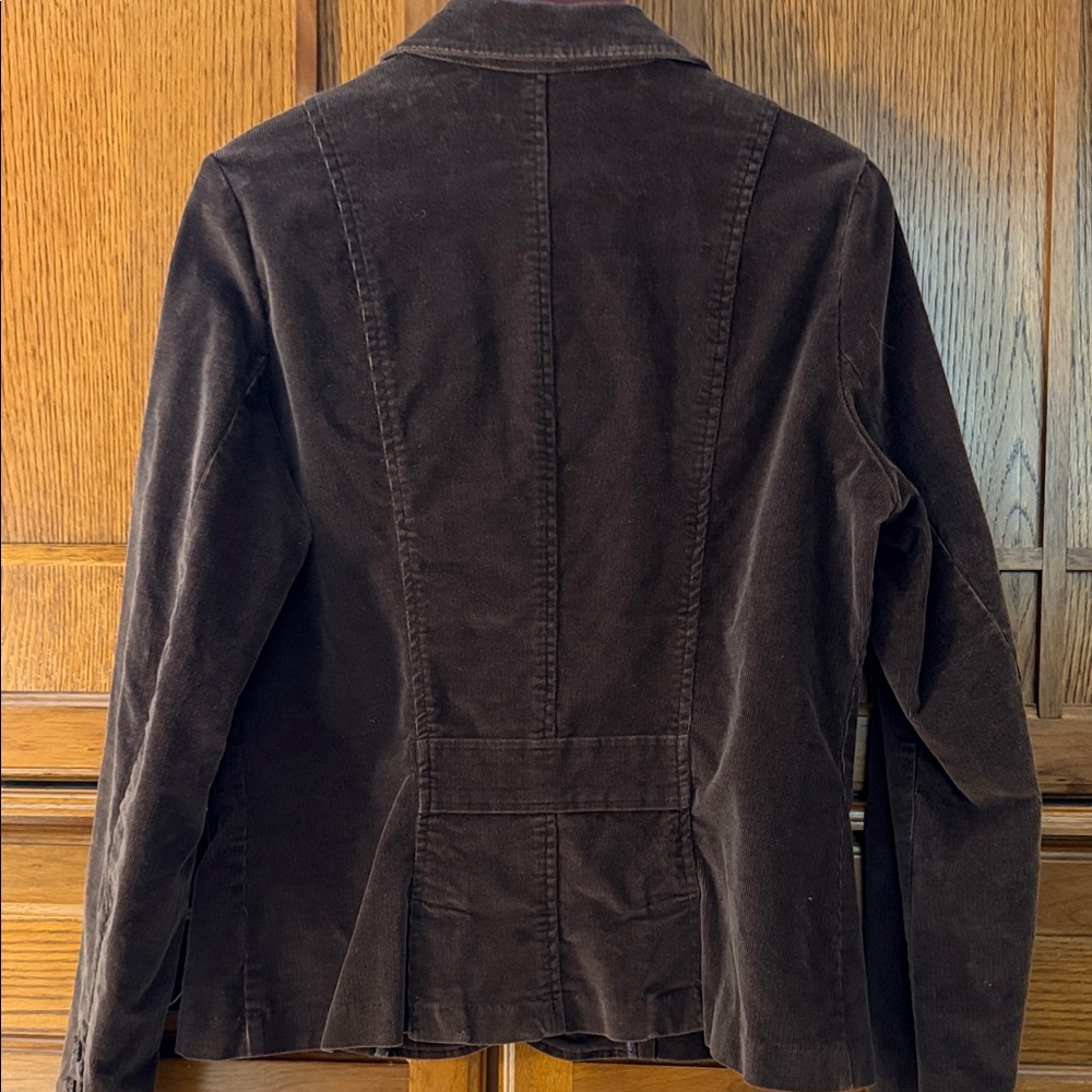 St. John's Bay Corduroy Blazer Jacket Notched Lapel Tailored Classic Academia - Picture 11 of 14